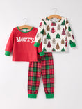 Load image into Gallery viewer, Christmas 3 Piece Girls Pajama Set
