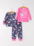 Load image into Gallery viewer, Christmas 3 Piece Girls Pajama Set
