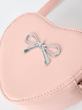 Load image into Gallery viewer, Christmas and Valentine's Sweet Heart-Shaped Crossbody Girls Bag with Bow
