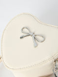 Load image into Gallery viewer, Christmas and Valentine's Sweet Heart-Shaped Crossbody Girls Bag with Bow
