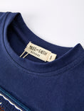 Load image into Gallery viewer, Christmas Holiday Celebration Boys Set: Navy with Santa Sleigh
