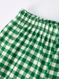 Load image into Gallery viewer, Christmas Tree Dog Smocking Embroidered  Plaid Boys Set
