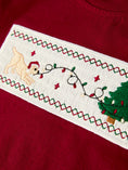 Load image into Gallery viewer, Christmas Tree Dog Smocking Embroidered  Plaid Boys Set
