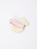Load image into Gallery viewer, Christmas Pink Santa Girls 2-inch Hair Clip– Pink Girls' Hair Accessory
