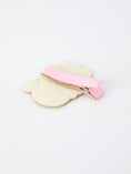 Load image into Gallery viewer, Christmas Pink Santa Girls 2-inch Hair Clip– Pink Girls' Hair Accessory
