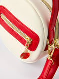 Load image into Gallery viewer, Kids Baseball Themed Crossbody Bag with Red Handle

