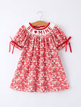 Load image into Gallery viewer, Valentine's Day "BE ❤ MINE" Embroidered Floral Girls' Dress
