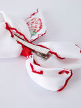 Load image into Gallery viewer, Strawberry Embroidered Girls Hairpin 4 Inches
