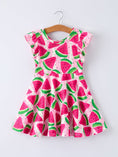 Load image into Gallery viewer, Summer Watermelon Pattern Girls Dress
