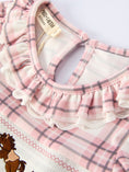 Load image into Gallery viewer, Western Horse Embroidered Smocked Plaid Girls Dress
