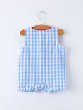 Load image into Gallery viewer, Baby Boys Summer Strawberry Embroidered Smocked Romper
