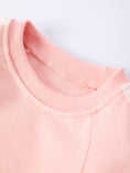 Load image into Gallery viewer, Girls Pink Bow Trim Sweatshirt and Pants Set
