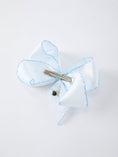 Load image into Gallery viewer, Back-to-school Truck Applique Girls Hairpin 4 Inches/6.25 inches
