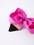 Load image into Gallery viewer, Back-to-school Pencil Bow Girls Hair Clips 3.5 inches
