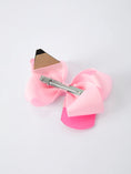 Load image into Gallery viewer, Back-to-school Pencil Bow Girls Hair Clips - Pink
