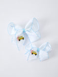 Load image into Gallery viewer, Back-to-school Truck Applique Girls Hairpin 4 Inches/6.25 inches
