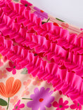 Load image into Gallery viewer, Summer Floral Ruffle Long Sleeve Girl Swimwear Set

