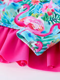 Load image into Gallery viewer, Summer Flamingo Long Sleeve Girl Swimwear Set
