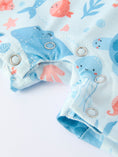 Load image into Gallery viewer, Marine Animal Smocking Embroidered Baby Boys' Romper
