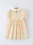 Load image into Gallery viewer, Easter Bunny Embroidery Smocking Cute Baby Girls Dress
