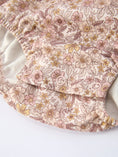 Load image into Gallery viewer, Summer Organic Cotton Floral Bow Spaghetti Strap Baby Girls Romper with Headband
