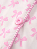 Load image into Gallery viewer, Mommy & Me Pink Bow Print Ruffle Pajama Set
