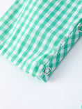 Load image into Gallery viewer, Pickle Ball Embroidered Smocked Green Baby Boys Romper
