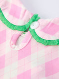 Load image into Gallery viewer, Spring Golf Embroidered Baby Girls Smocked Bow Bloomer Set
