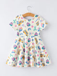Load image into Gallery viewer, Girl Back To School Twirl Dress
