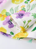 Load image into Gallery viewer, Summer Yellow Floral Print Girls Long Sleeve Swim Set
