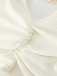 Load image into Gallery viewer, Girls' Spring Daisy Set Ruched Tie Sleeve
