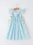 Load image into Gallery viewer, "MAMA'S BESTIE "Daisy Smocked Ruffle Dress
