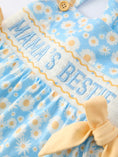 Load image into Gallery viewer, "MAMA'S BESTIE "Daisy Smocked Ruffle Dress
