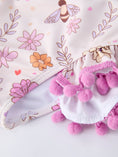 Load image into Gallery viewer, Girls Floral Bee Long Sleeve Ruffle Swimsuit Set
