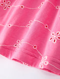 Load image into Gallery viewer, Pink Color Girl Bow Strap Ruffle Dress
