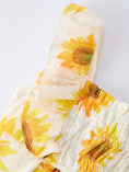 Load image into Gallery viewer, Sunflower Girls Smocked Ruffle Romper
