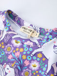 Load image into Gallery viewer, Girls Unicorn Long Sleeve Ruffle Swimsuit Set
