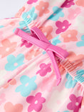 Load image into Gallery viewer, Girl Colorful Floral Ruffle Sling Flared Jumpsuit
