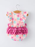 Load image into Gallery viewer, Colorful Floral Ruffle Baby Girls Romper
