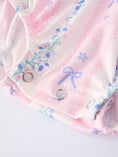 Load image into Gallery viewer, “DADDY'S GIRL” Smocked Plaid Baby Girls Romper
