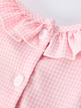 Load image into Gallery viewer, Back to School Pencil Plaid Girls Smocked Ruffle Collar Dress

