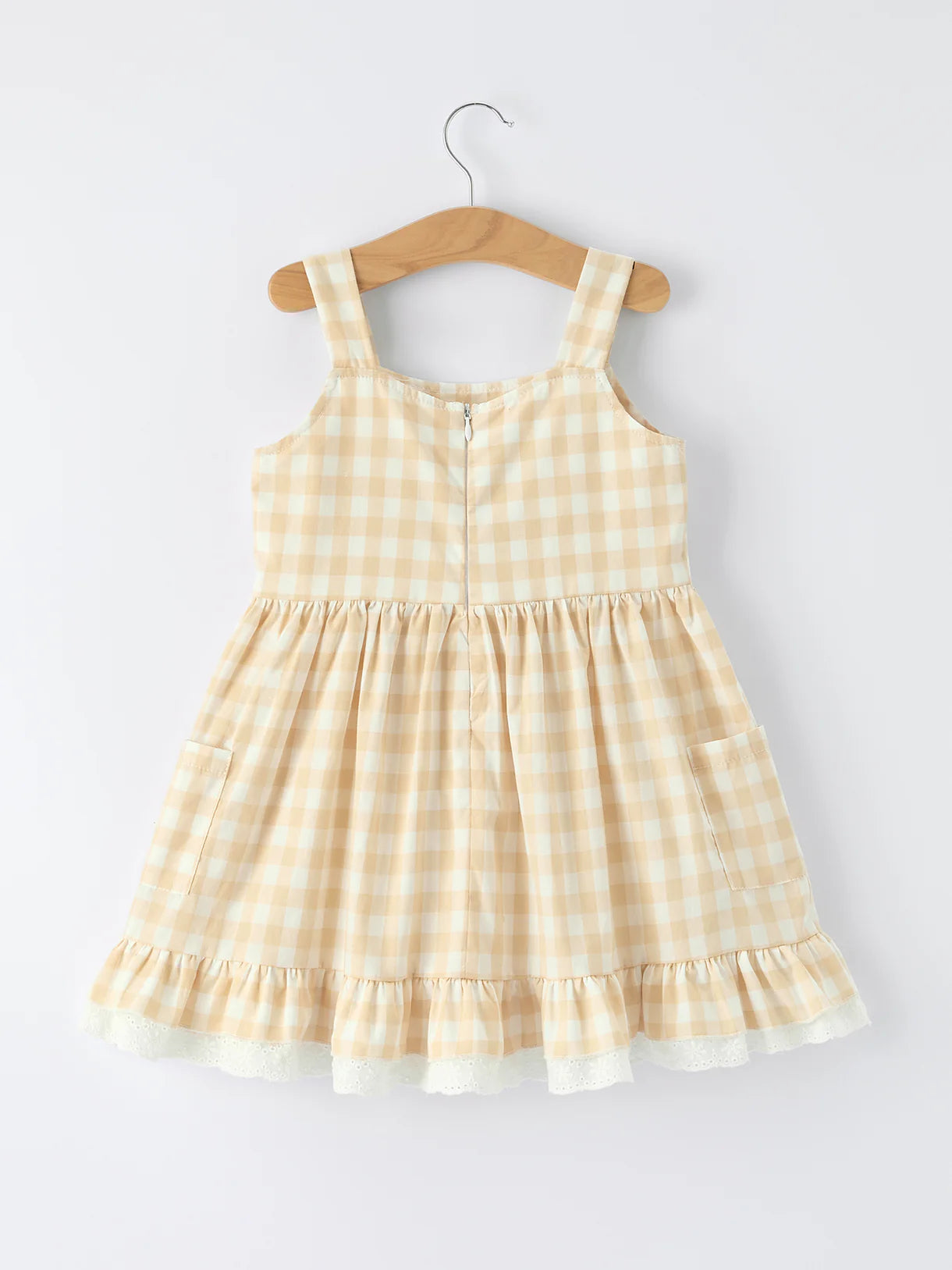 Plaid Girl Dress With Pocket