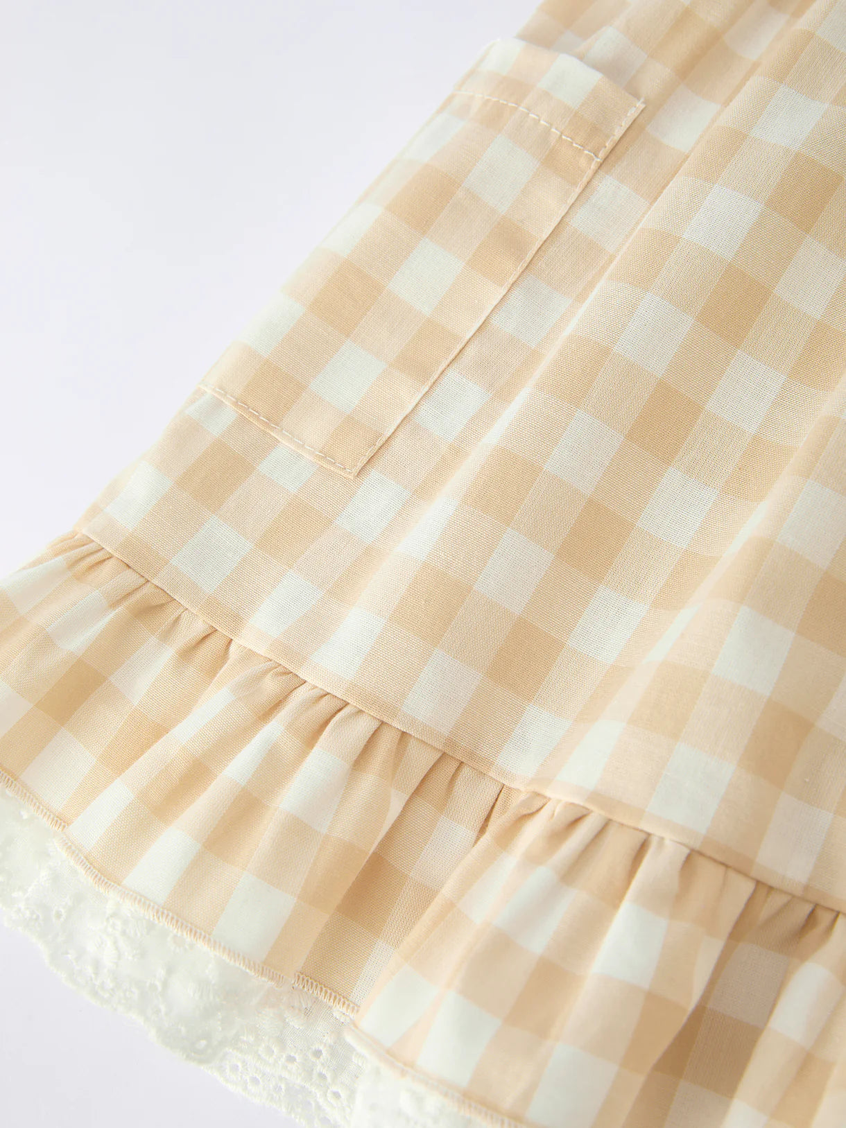 Plaid Girl Dress With Pocket