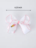 Load image into Gallery viewer, Back to School Yellow Pencil Bow Hair Clip 6.25 Inch
