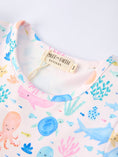 Load image into Gallery viewer, Pre-order Ocean Animal Print Girl Ruffle Dress
