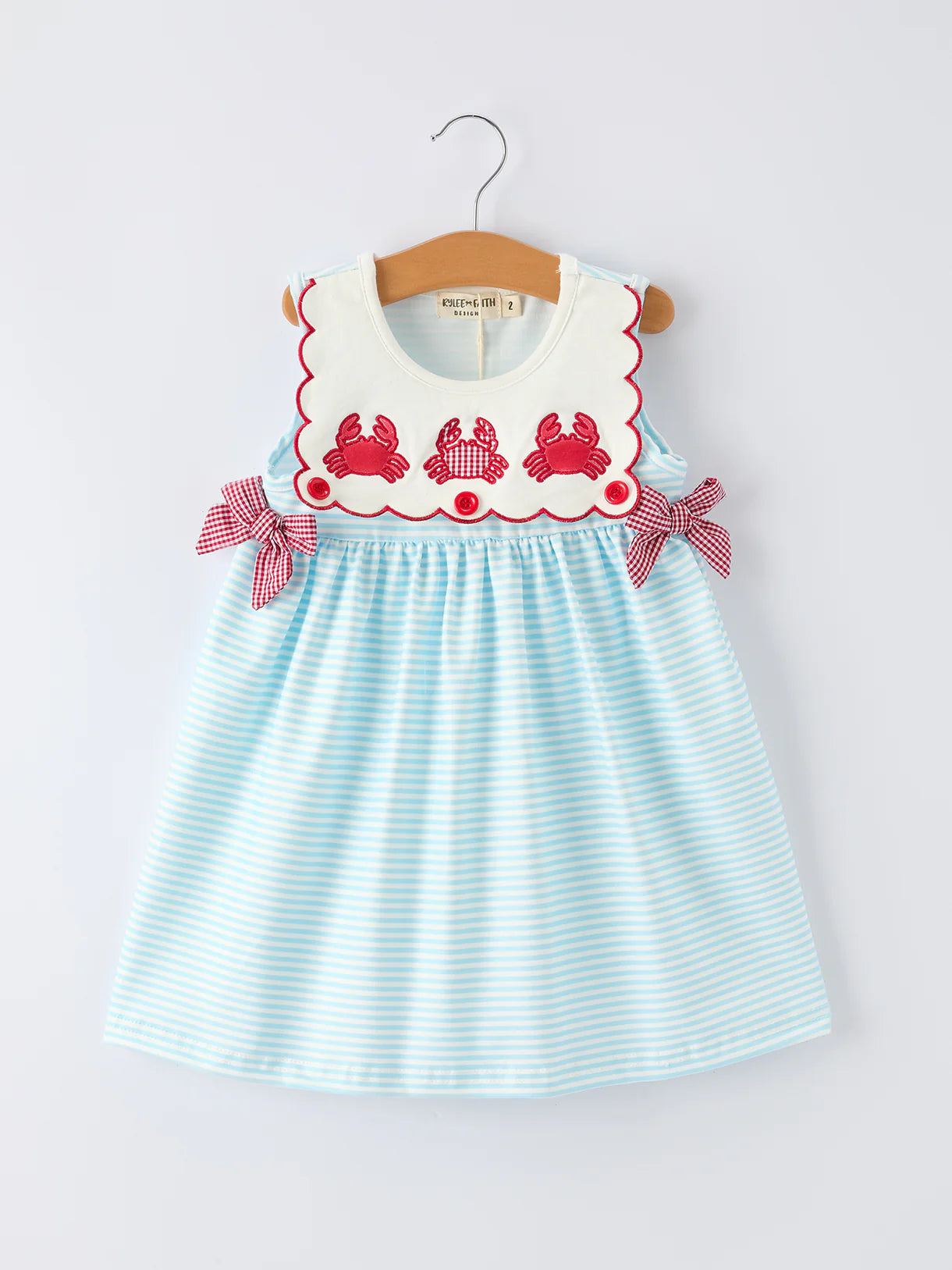 Crab Applique Girl's Dress