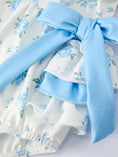 Load image into Gallery viewer, Spring Floral Girls Romper Bow Ruffle
