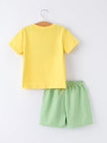 Load image into Gallery viewer, Spring Turtle Smocked Boy Set
