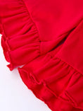 Load image into Gallery viewer, Girls Back To School Apple Outfit Set Bow Ruffle Petal Collar
