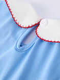 Load image into Gallery viewer, Girls Back To School Apple Outfit Set Bow Ruffle Petal Collar
